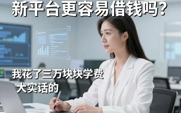 新平台更容易借钱吗？我花了三万块学费换来的大实话