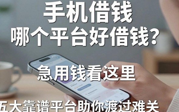 手机借钱哪个平台好借钱？急用钱看这里，五大靠谱平台助你渡过难关