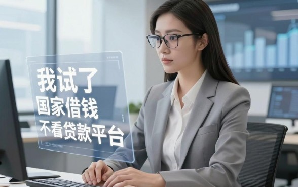 我试了国家借钱平台和不看欠款的贷款平台，结果和我想的完全不一样