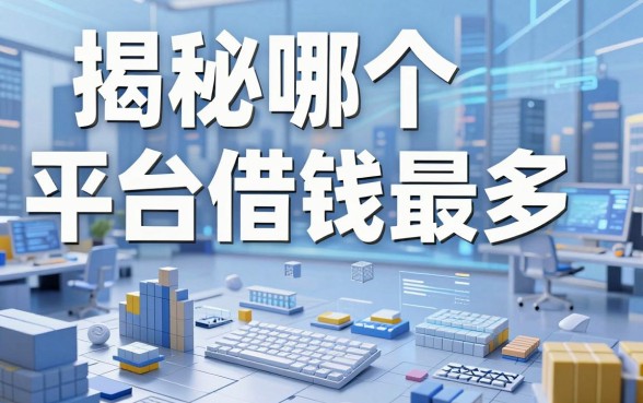 揭秘哪个平台借钱最多，这十款通过率高的渠道别错过
