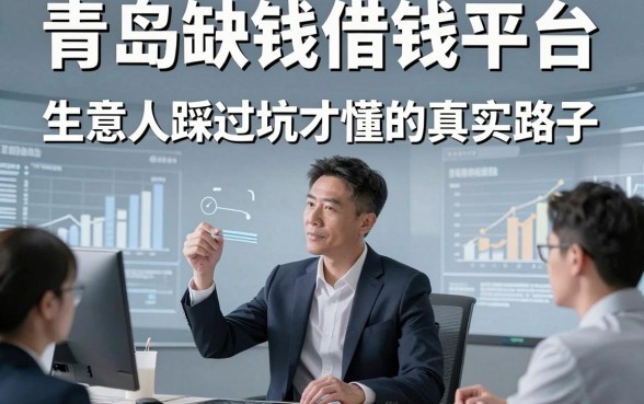 青岛缺钱借钱平台：生意人踩过坑才懂的真实路子