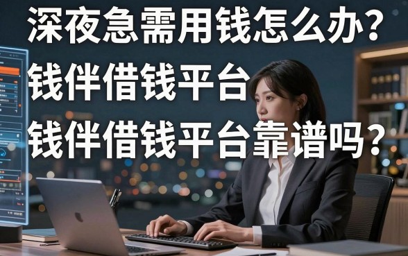 深夜急需用钱怎么办？钱伴借钱平台靠谱吗？揭秘那些不为人知的借款内幕与优选渠道
