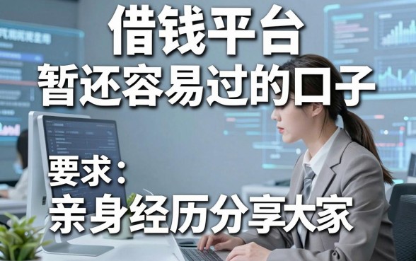 盘点五个借钱平台暂还容易过的口子,亲身经历分享给大家