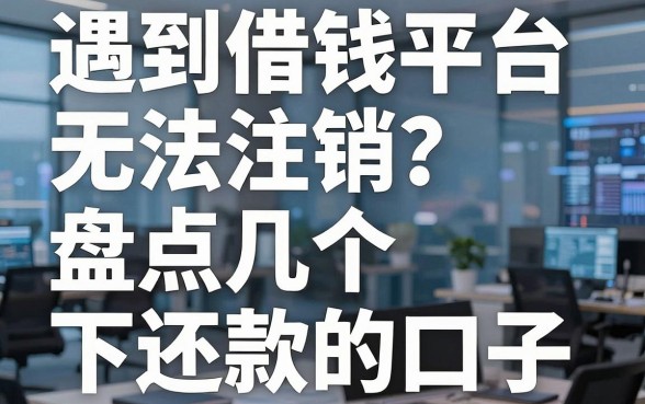 遇到借钱平台无法注销？盘点几个还能下款的口子