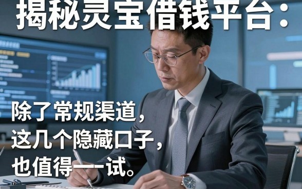 揭秘灵宝借钱平台：除了常规渠道，这几个隐藏口子也值得一试