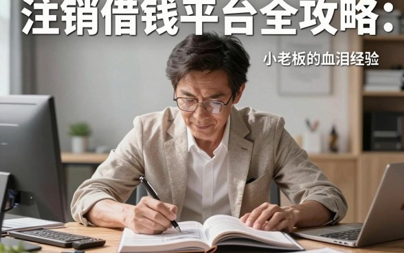 注销借钱平台全攻略：小老板的血泪经验，别让账户烂在手机里