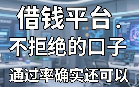 盘点几个借钱平台不拒绝的口子，通过率确实还可以