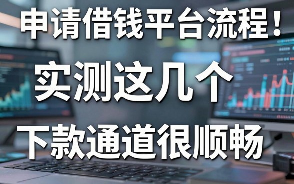 揭秘申请借钱平台流程：实测这几个下款通道很顺畅