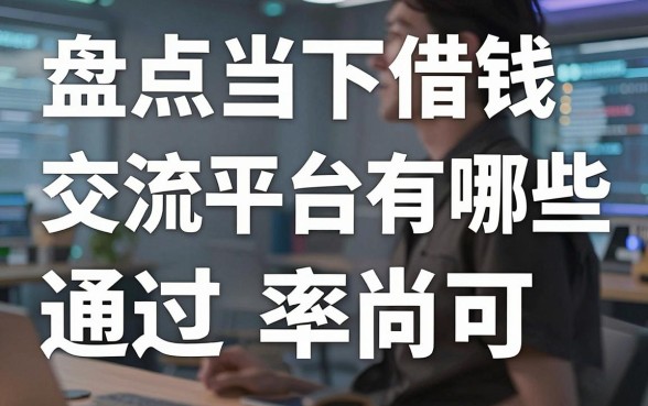 盘点当下借钱交流平台有哪些，这几类口子通过率尚可