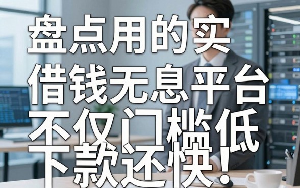 盘点几个实用的借钱无息平台,不仅门槛低下款还快