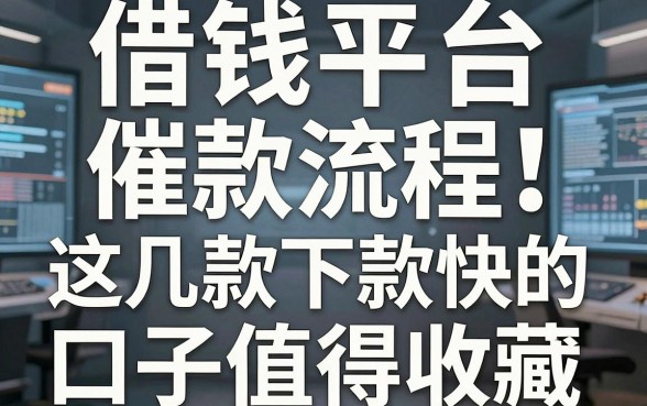 揭秘借钱平台催款流程，这几款下款快的口子值得收藏