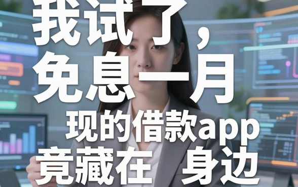 我试了十几个平台，发现免息一月的借款app竟藏在身边