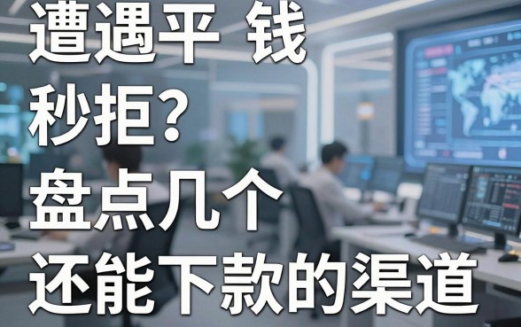 遭遇平台借钱秒拒？盘点几个还能下款的渠道
