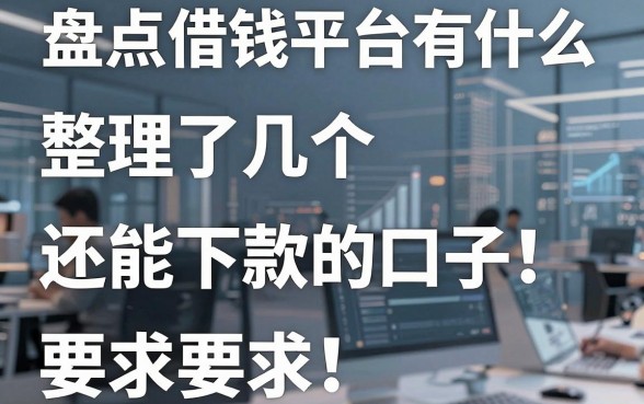 盘点借钱平台有什么，整理了几个还能下款的口子