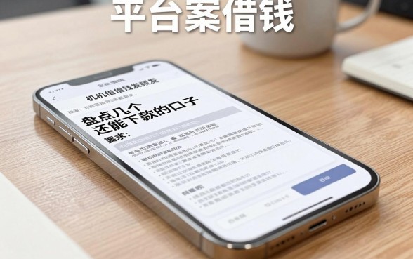 手机平台借钱案件频发,盘点几个还能下款的口子