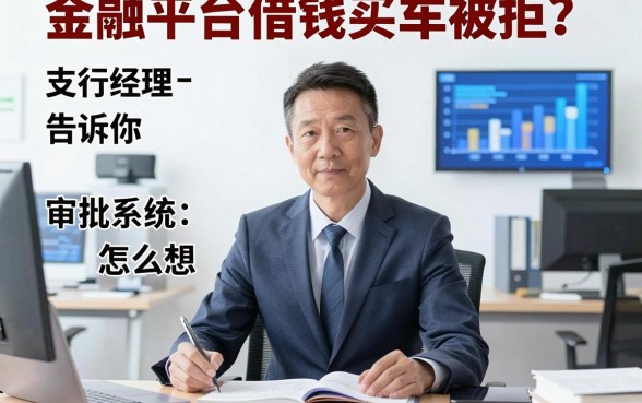 金融平台借钱买车被拒？支行经理告诉你审批系统怎么想