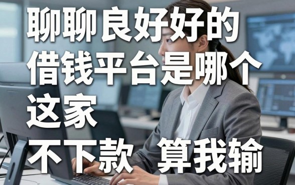 聊聊良好的借钱平台是哪个，这几家不下款算我输