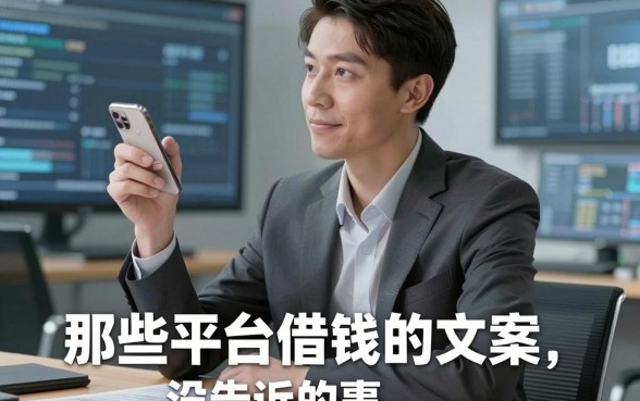 那些平台借钱的文案没告诉你的事，我全摊开讲