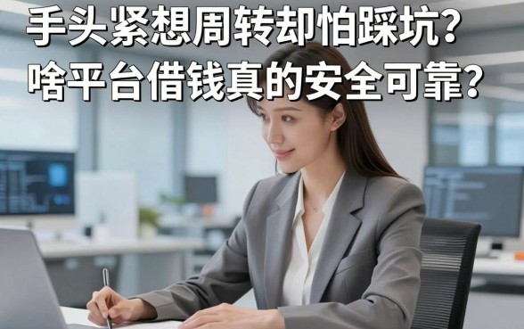 手头紧想周转却怕踩坑？啥平台借钱真的安全可靠？这几个正规渠道或许能解你燃眉之急