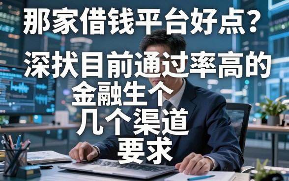 那家借钱平台好点？深扒目前通过率高的几个渠道