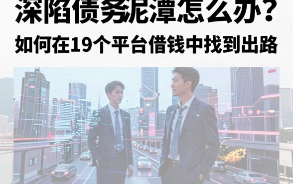 深陷债务泥潭怎么办？如何在19个平台借钱中找到出路，这篇攻略能救急吗？