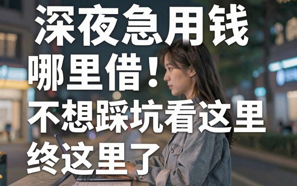 深夜急用钱哪里借？不想踩坑看这里，借钱哪家平台可靠终于有答案了！
