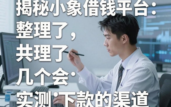 揭秘小象借钱平台：整理了几个实测能下款的渠道