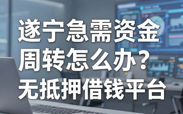 遂宁急需资金周转怎么办？揭秘靠谱的个人无抵押借钱平台有哪些？