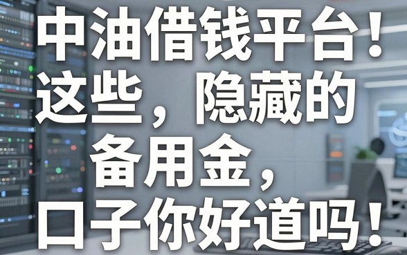 揭秘中油借钱平台：这些隐藏的备用金口子你知道吗