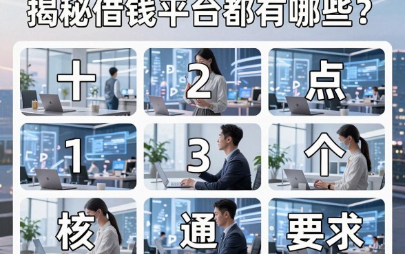 揭秘借钱平台都有哪些？盘点十个审核容易通过的平台