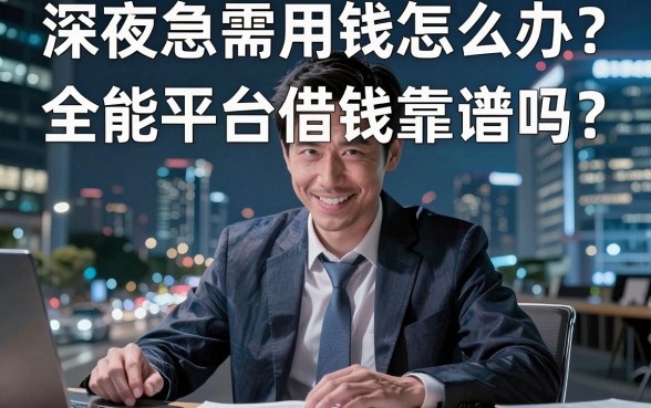 深夜急需用钱怎么办？全能平台借钱靠谱吗？揭秘那些不为人知的借贷内幕