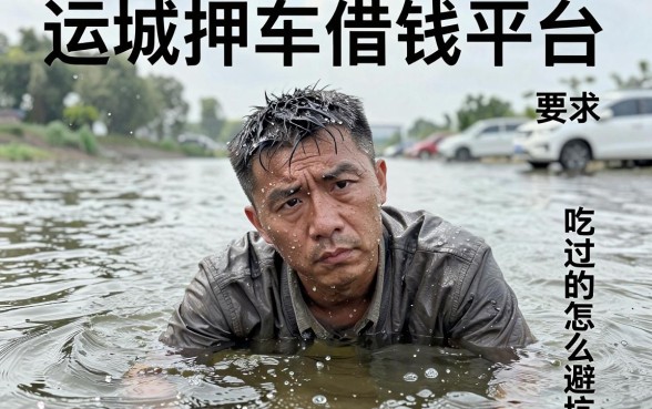 运城押车借钱平台水太深，吃过亏的人告诉你怎么避坑