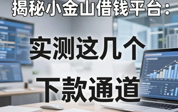 揭秘小金山借钱平台：实测这几个下款通道