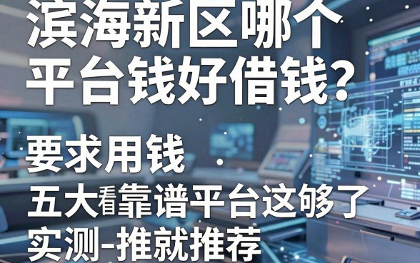 滨海新区哪个平台好借钱？急用钱看这就够了，五大靠谱平台实测推荐
