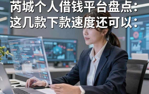 芮城个人借钱平台盘点：这几款下款速度还可以