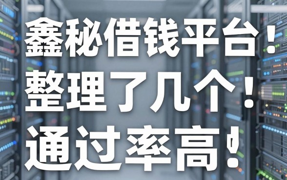 揭秘鑫借钱平台：整理了几个通过率高的渠道