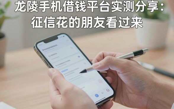龙陵手机借钱平台实测分享：征信花的朋友看过来