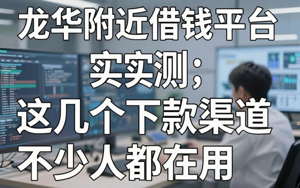 龙华附近借钱平台实测：这几个下款渠道不少人都在用