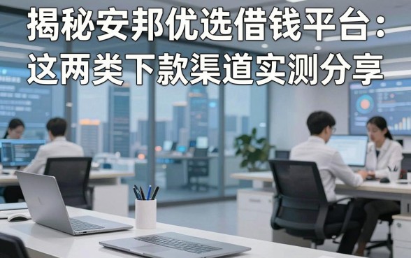 揭秘安邦优选借钱平台：这两类下款渠道实测分享