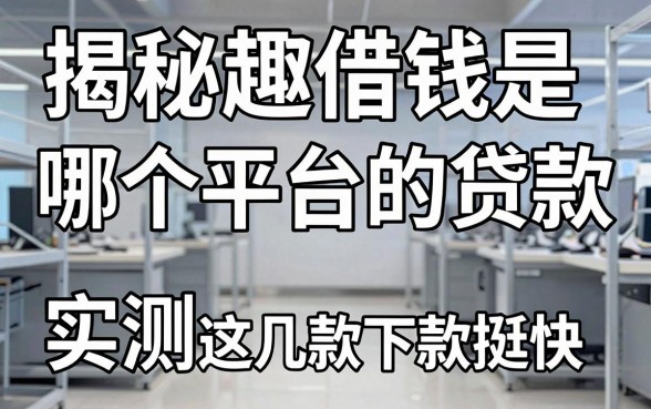 揭秘趣借钱是哪个平台的贷款，实测这几款下款挺快