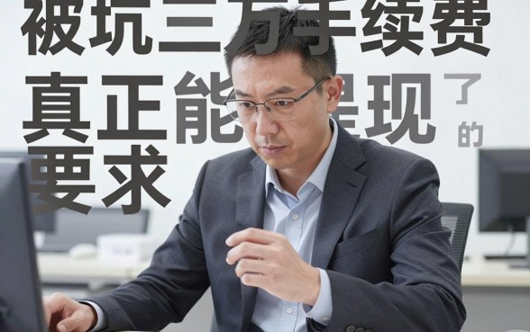 被坑三万手续费后，我扒出了真正能提现的正规借钱平台