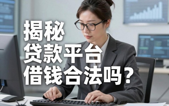 揭秘贷款平台借钱合法吗？实测这几个正规渠道