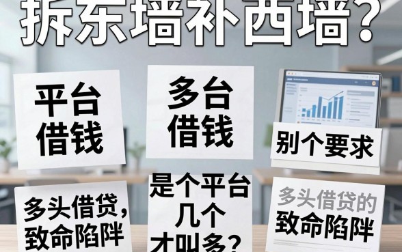 拆东墙补西墙？多个平台借钱是几个平台才叫多？揭秘多头借贷的致命陷阱