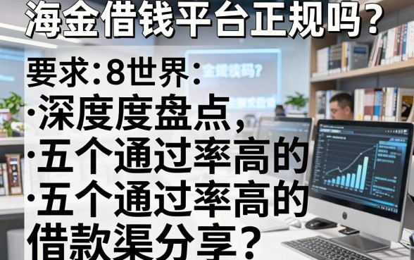 海金借钱平台正规吗？深度盘点五个通过率高的借款渠道实测分享
