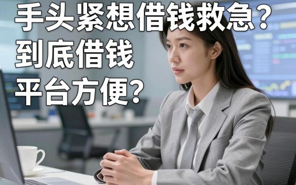 手头紧想借钱救急？到底借钱平台哪个方便？这几个靠谱渠道助你快速周转