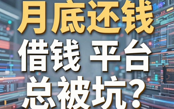 月底还钱总被坑？揭秘借钱平台月底还的三个潜规则