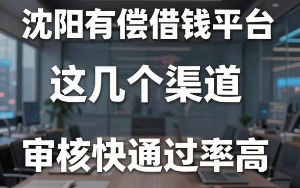 揭秘沈阳有偿借钱平台，这几个渠道审核快通过率高