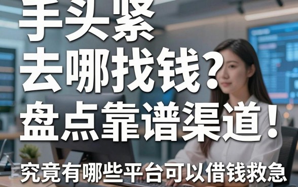 手头紧去哪找钱？盘点靠谱渠道，究竟有哪些平台可以借钱救急？