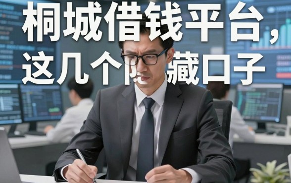 揭秘桐城借钱平台：这几个隐藏口子通过率意外的高