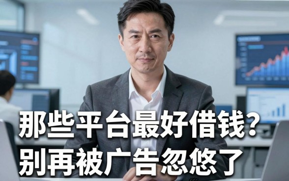 银行内部人揭秘：那些平台最好借钱？别再被广告忽悠了